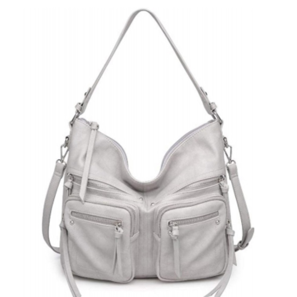 Urban Expressions Barbara Hobo Bag 10513B GRAY